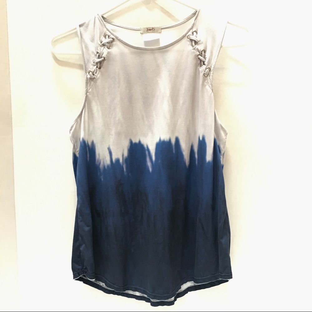 Poof! Tie-Dye Swing Tank Top Size Medium